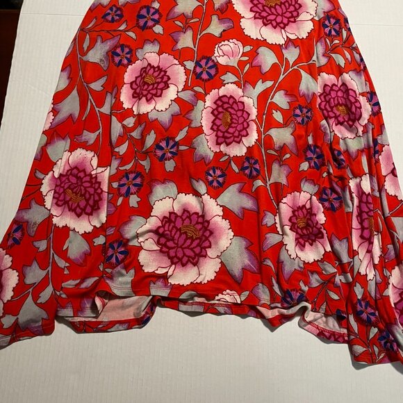 Anthropology Mock Neck Floral Dress - Picture 3 of 4
